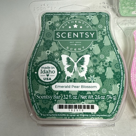 scentsy wax bars bundle STRAWBERRY & PEAR BLOSSOM X 4 NEW - Picture 4 of 6